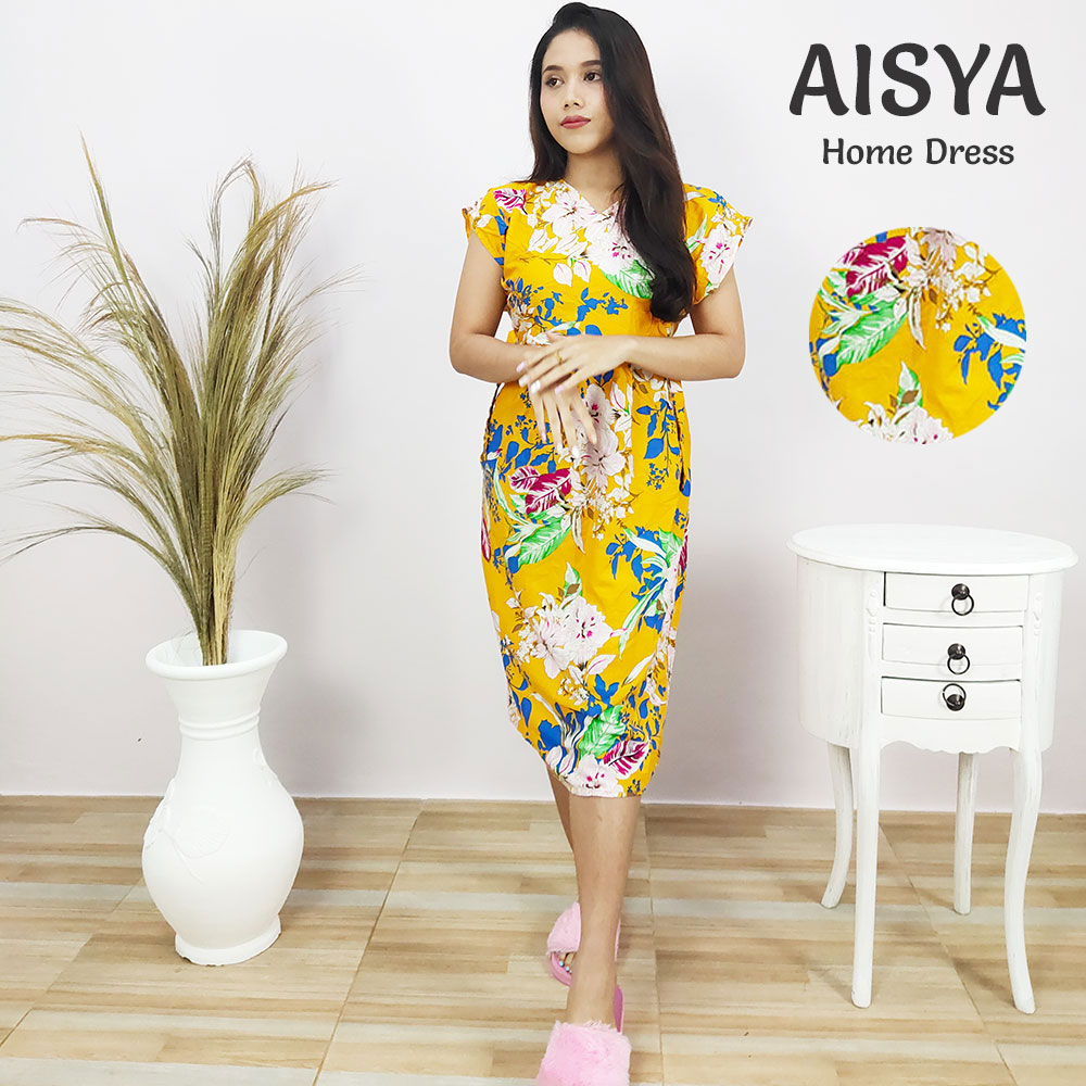 Daster Bali Lengan Pendek Model Aisya